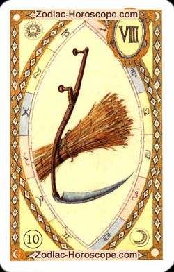 The scythe, monthly Love and Health horoscope January Leo