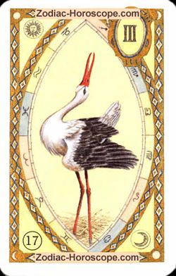 The stork, monthly Love and Health horoscope July Leo