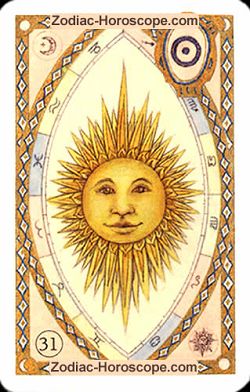 The sun, monthly Love and Health horoscope March Leo