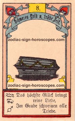 The coffin, monthly Leo horoscope October