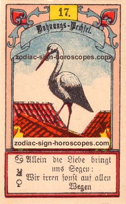 The stork, monthly Leo horoscope May