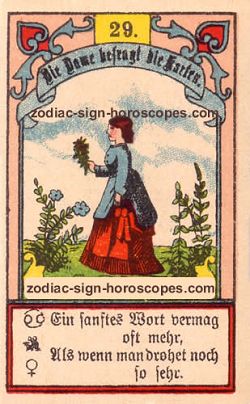 The lady, monthly Leo horoscope October